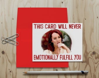 Real Housewives of Beverly Hills Allison Dubois Card RHOBH Greeting Card