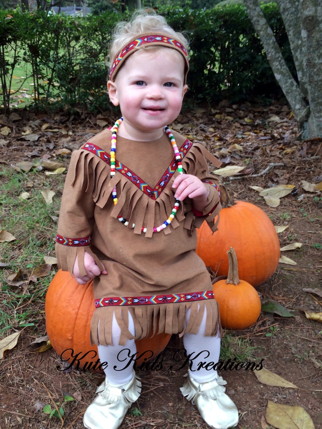 Baby/Todder Native American Indian Costume Sizes 6M 12M