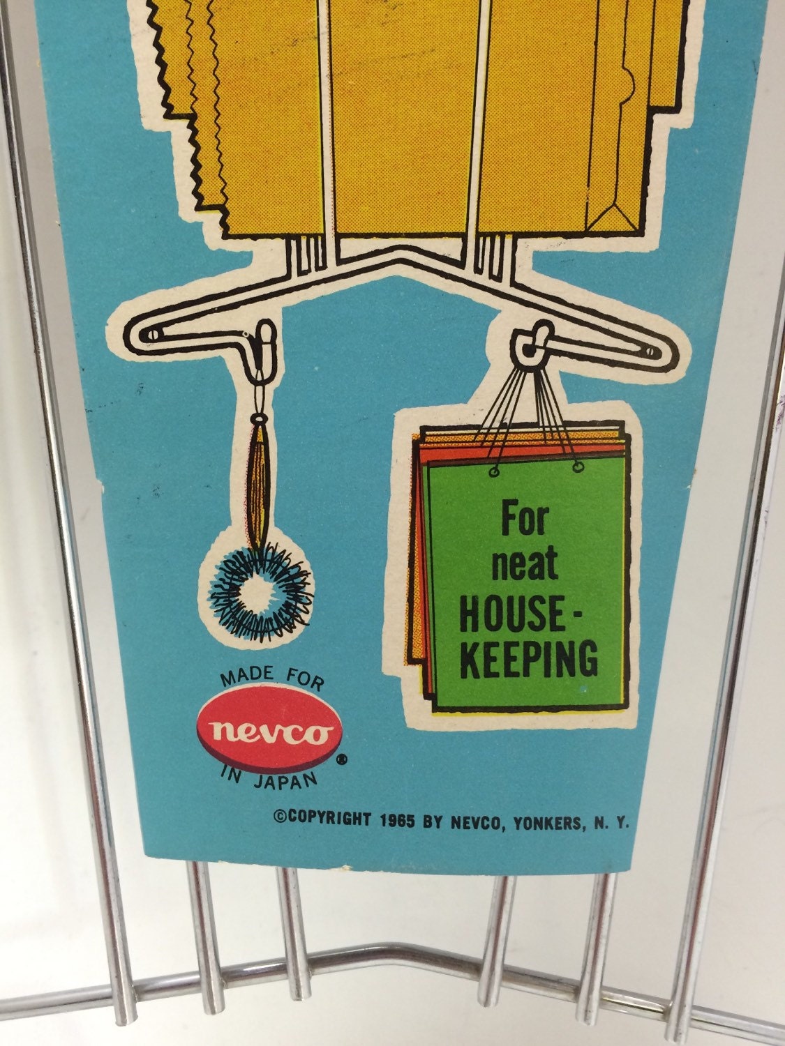 Vintage Storage / Organizer Paper Bag Storage Rack by Nevco