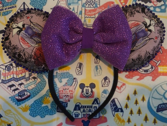Evil Queen Minnie Mouse Ears by KimmysBowtique on Etsy