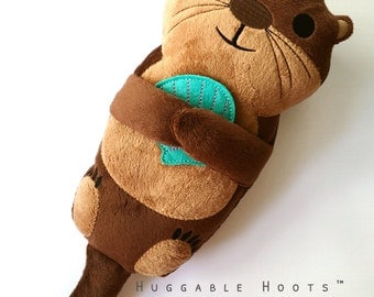 Plush Otter - Stuffed Otter - River Otter - Sea Otter - Stuffed Animal - Significant Otter - Kawaii Otter - Otter Pillow - My Otter Half