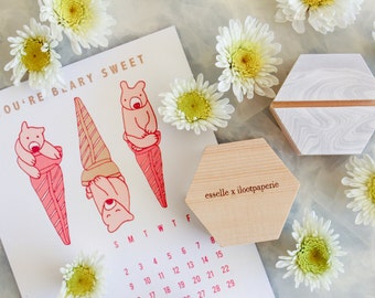 FOODIE Special 2017 Pun with Foods Desk Calendar Set - LIMITED EDITION