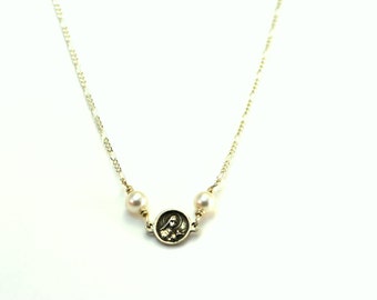 Rose Necklace - St Therese Necklace - Birthstone Necklace - Sterling Silver Necklace - Made in the USA