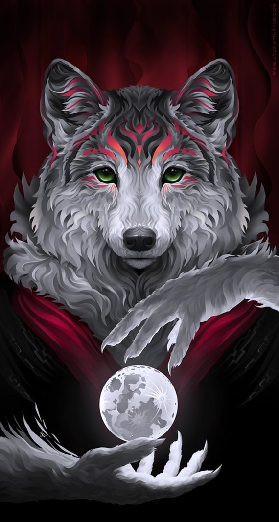 Wily Werewolf Signed Giclee Print