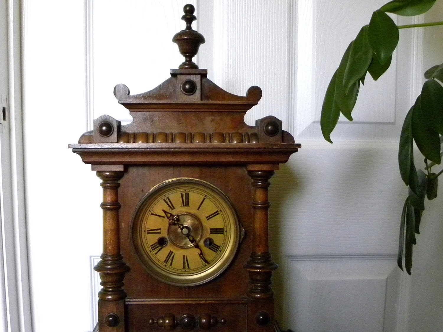 REDUCED Antique Victorian Clock German HAC Clock