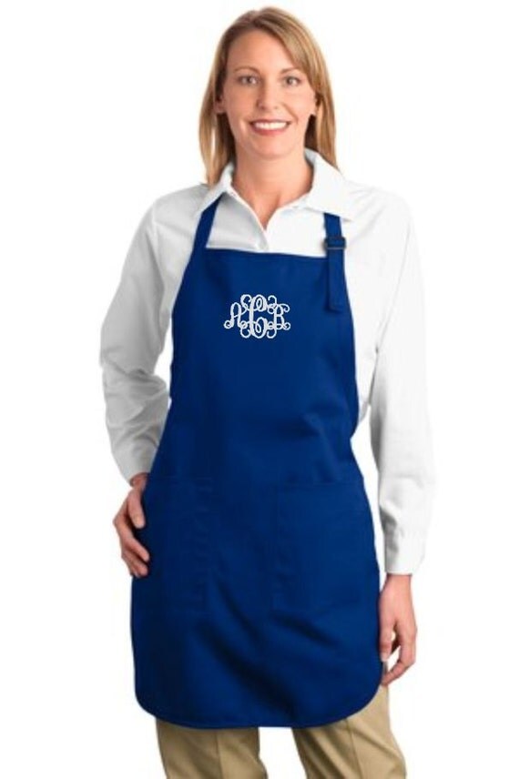 Monogram Apron Aprons for Women Personalized Aprons