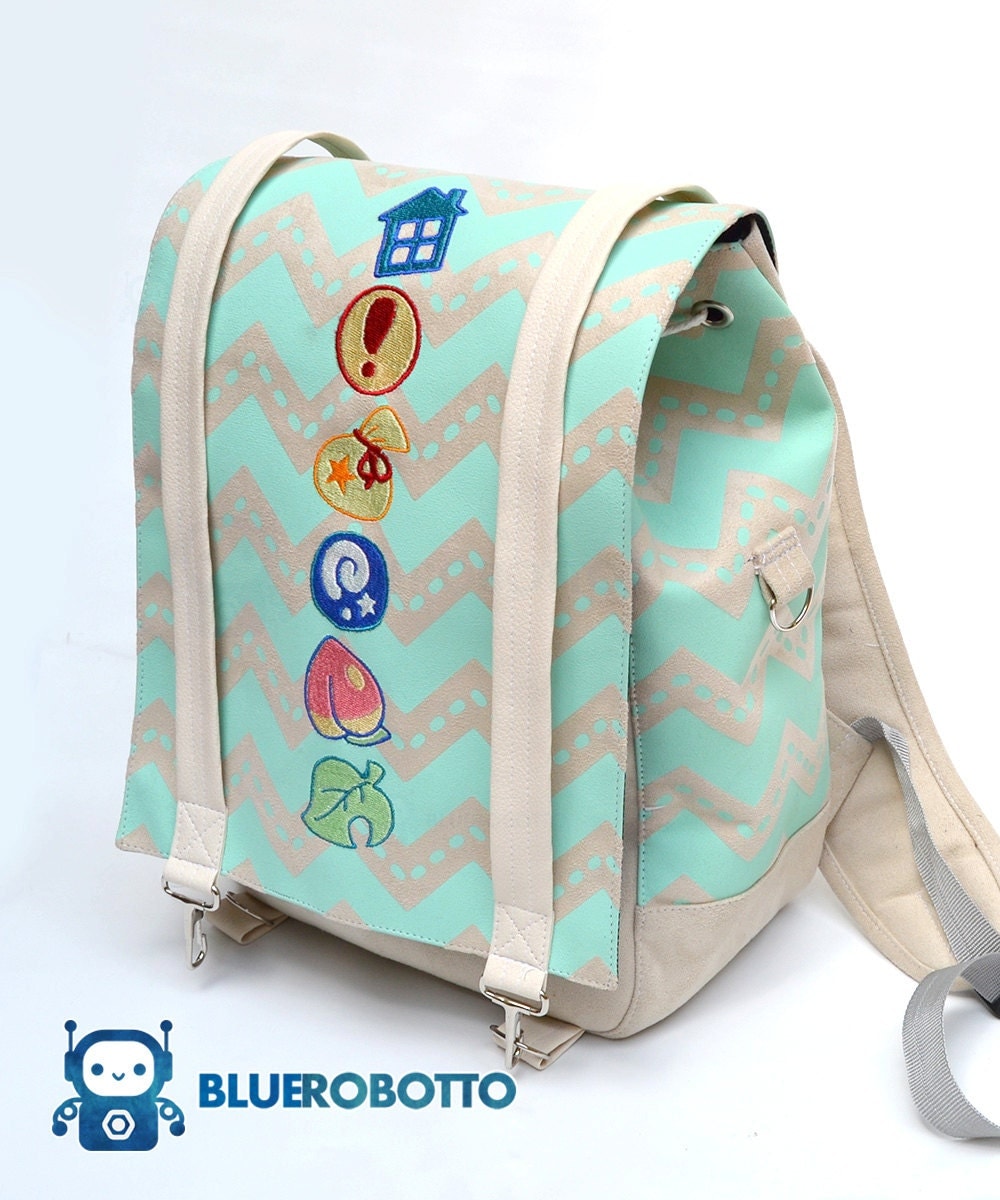 Animal Crossing pastel backpack