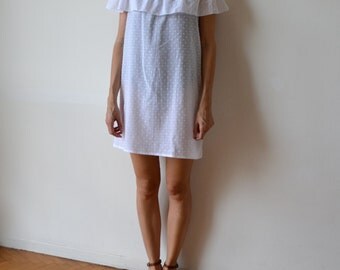 Off the shoulder dress / Off the shoulder / Off shoulder dress / beach cover up / ruffle shoulder dress