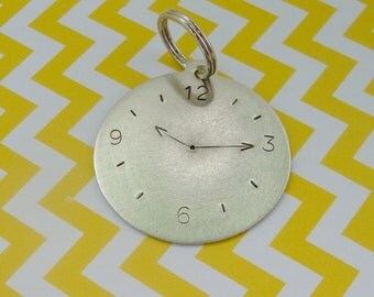 Clock Pet ID Tag- Handmade - Flavor Flav 90s Rap - Personalized with your pets info