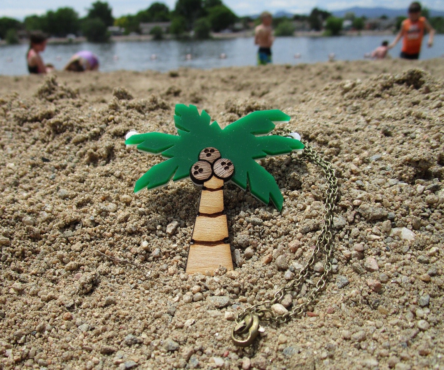 Summer Luau Beach Party Paradise Coconut Palm Tree Tropical