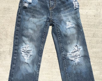 3m Distressed Jeans Baby Boys Punk Rock by DuckyMosh on Etsy