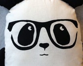 Geek Chic Panda Plush Toy with Glasses