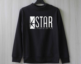 Star Laboratories Shirt Star Labs Sweatshirt Sweater Jumper Pullover Shirt – Size XS S M L XL