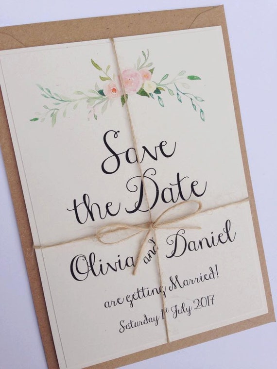 Save The Date Wedding Invitation Ideas 1