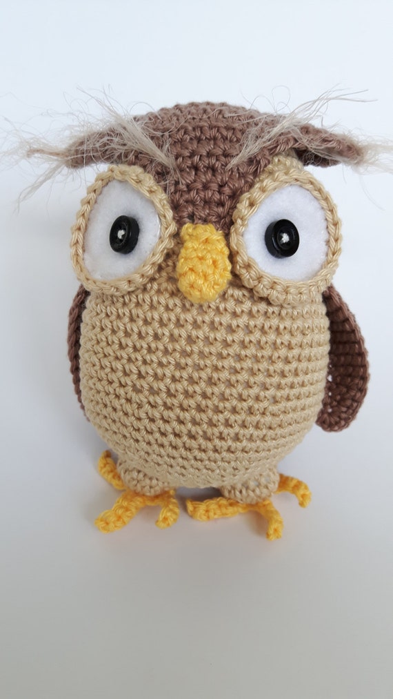 Owl Henriette Amigurumi Owl Crochet Owl Owl Soft Toy based