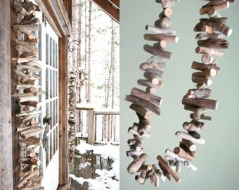50% OFF and IN STOCK - Driftwood Garland, Beach Wedding Table Decor, Wedding Decor, Wedding Decor, Driftwood Art, Driftwood Decor