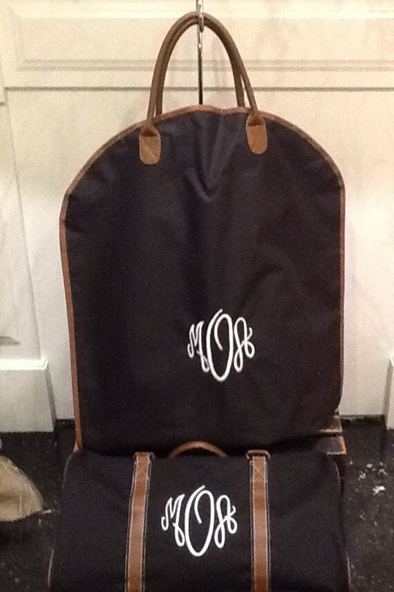 Monogrammed Garment Bag