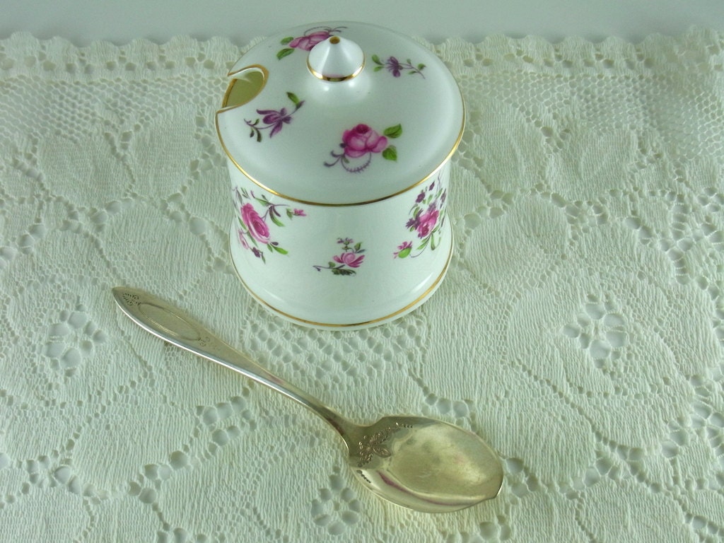 Community Silverplate Solid Jelly Server Pattern Adam Vintage