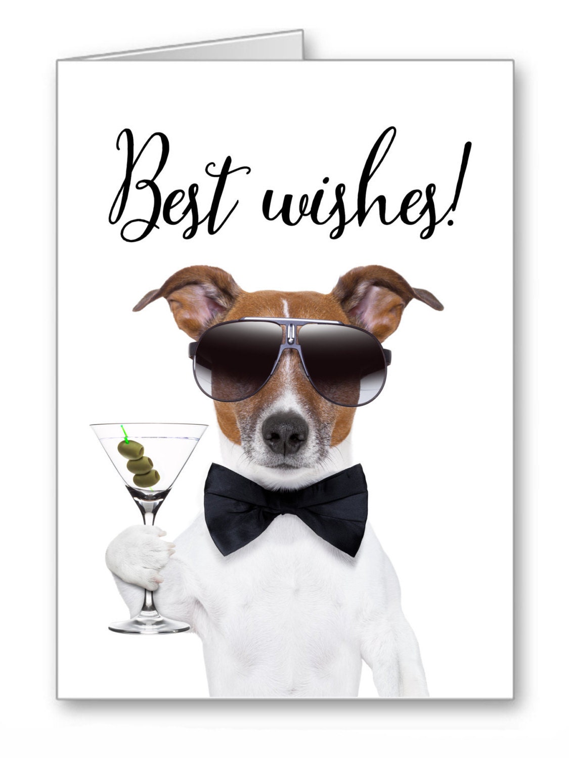 Elegant 100 Card Birthday Jack Russell