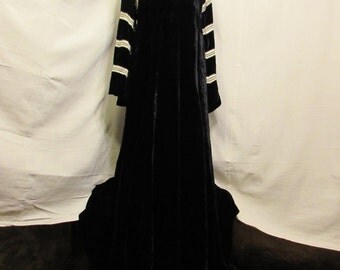 VELVET 1920's DRESS/ stunning formal / us size 12/14