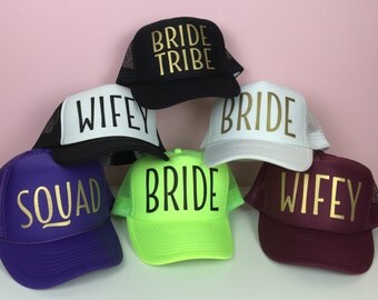 Bachelorette Party Hats. Bachelorette Hats. Bachelorette Party Caps.