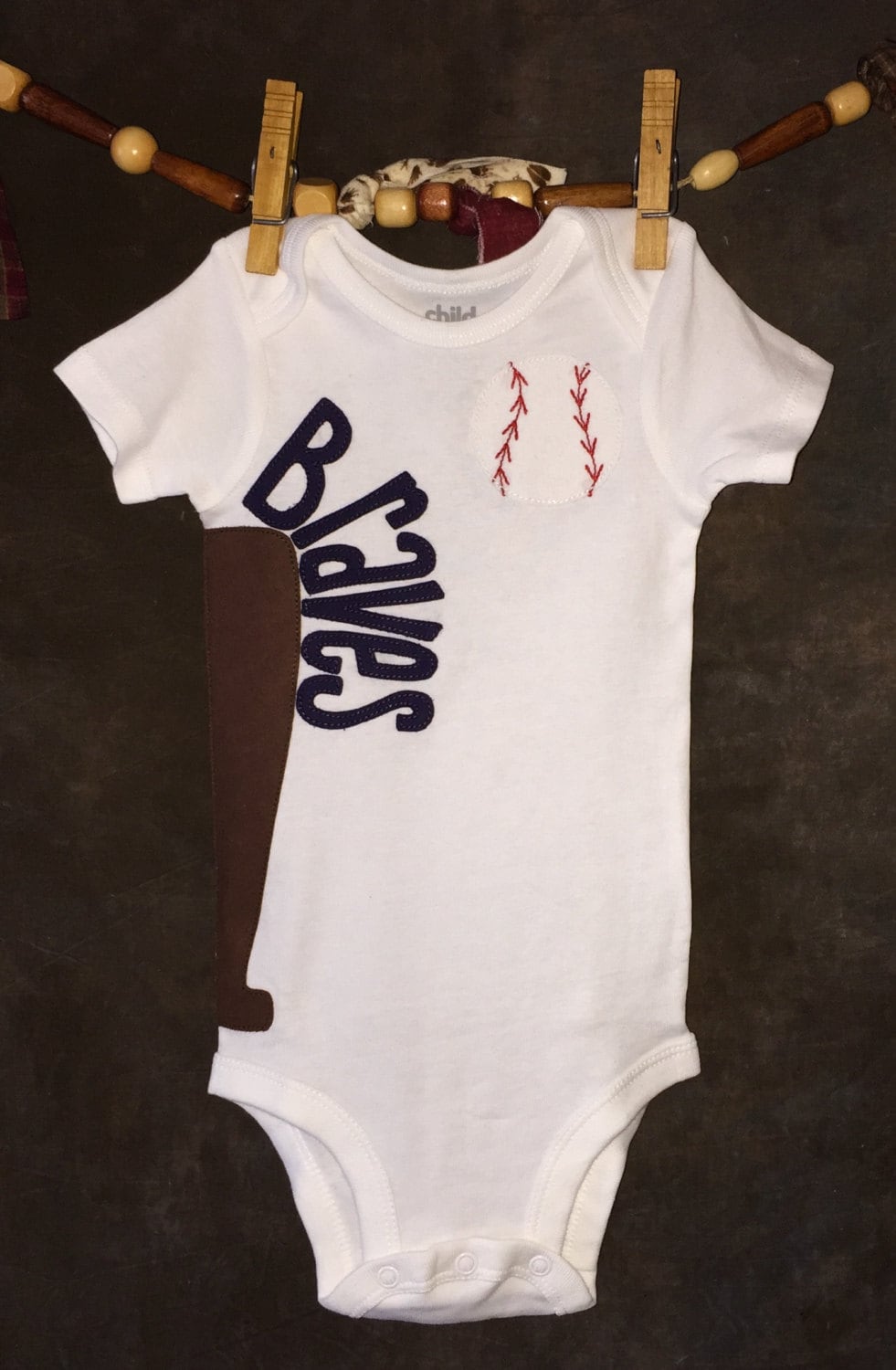 infant baseball tee onesie