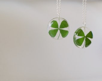 Real four leaf clover necklace, St Patrick's day, 4 leaf clover jewelry, four leaf clover jewelry, four leaf clover pendant, lucky charm