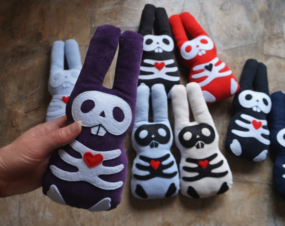 skull animals plush