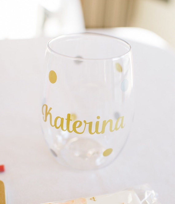 govino wine glasses personalized