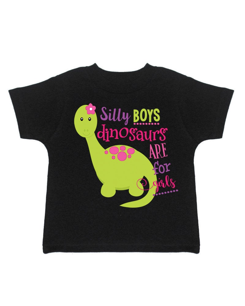 Girls Dinosaur Shirt Dinosaur Birthday Shirt Dinosaur