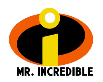Mr. Incredible Mrs. Incredible Decal / Iron On Vinyl Decal Disney Honeymoon Matching Family Vacation Husband Wife Shirt Mom Dad 4 Shirt 399