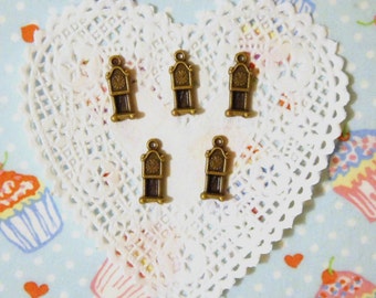 Bronze Tone Grandfather Clock Charms