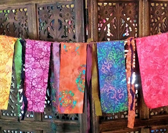 Gypsy Caravan Prayer Garden Flag Garland Hippie Boho Decor
