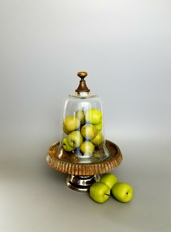 Custom Large Glass Cloche Hand Crafted Dome by DecadesEmporium