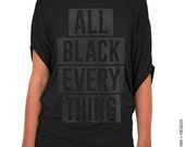 matte black everything shirt