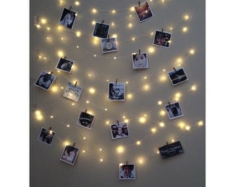 Fairy Lights, Photo Display, picture frame, hanging lights, picture frame collage, picture frame, fairy lights bedroom, wedding lights, LED