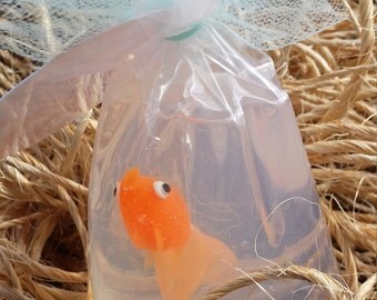 Fish-in-a-Bag Soap | Glycerin Unscented Soap | Kids Soap