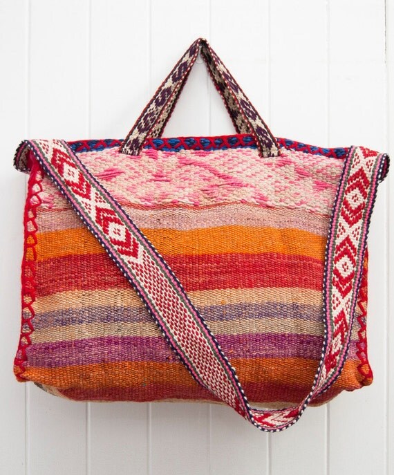 bohemian boho travel bag