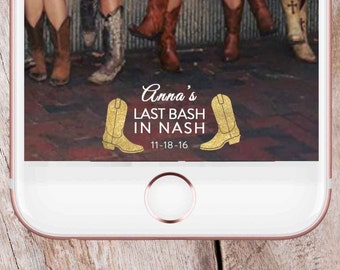 Nashville Bachelorette Party Snapchat Filter