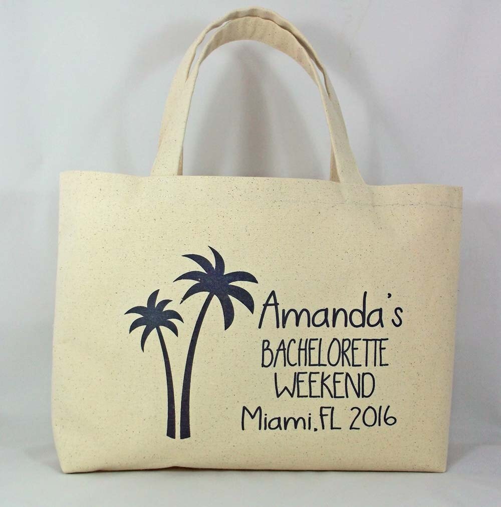 Destination BACHELORETTE WEEKEND Beach Bag Tote Gift Bag
