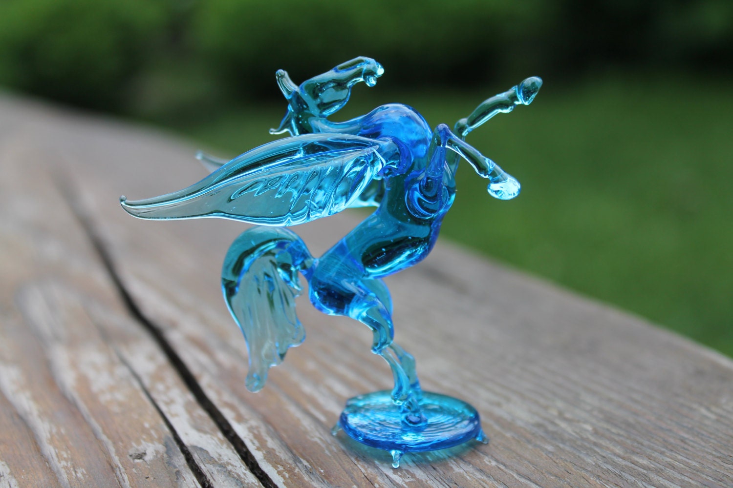 glass pegasus figurine