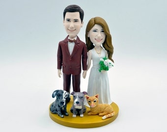 Custom wedding cake topper, personalized cake topper, Bride and groom cake topper, Mr and Mrs cake topper, vintage cake toppers