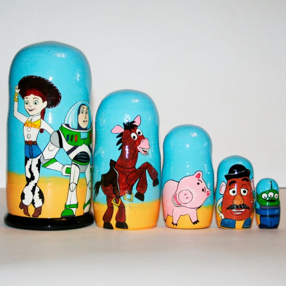 Nesting dolls Toy Story Disney for kids russian doll