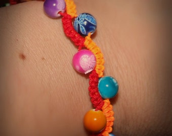 Items similar to Handmade Colorful Friendship Bracelet on Etsy