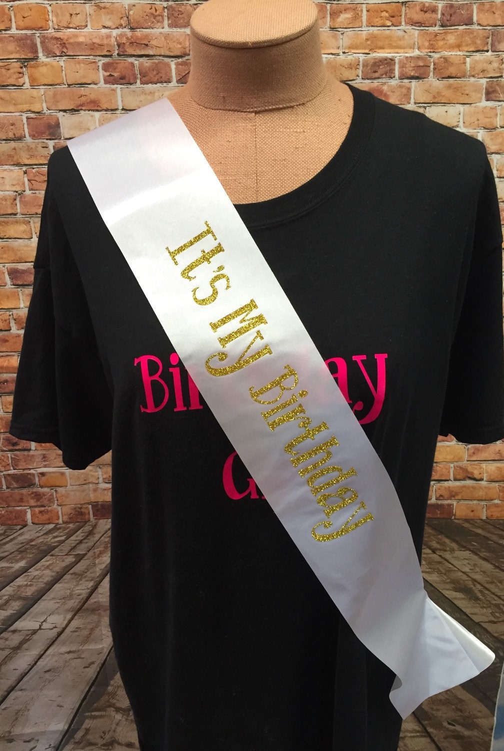 It's My Birthday Satin Sash Perfect For Any Birthday Age