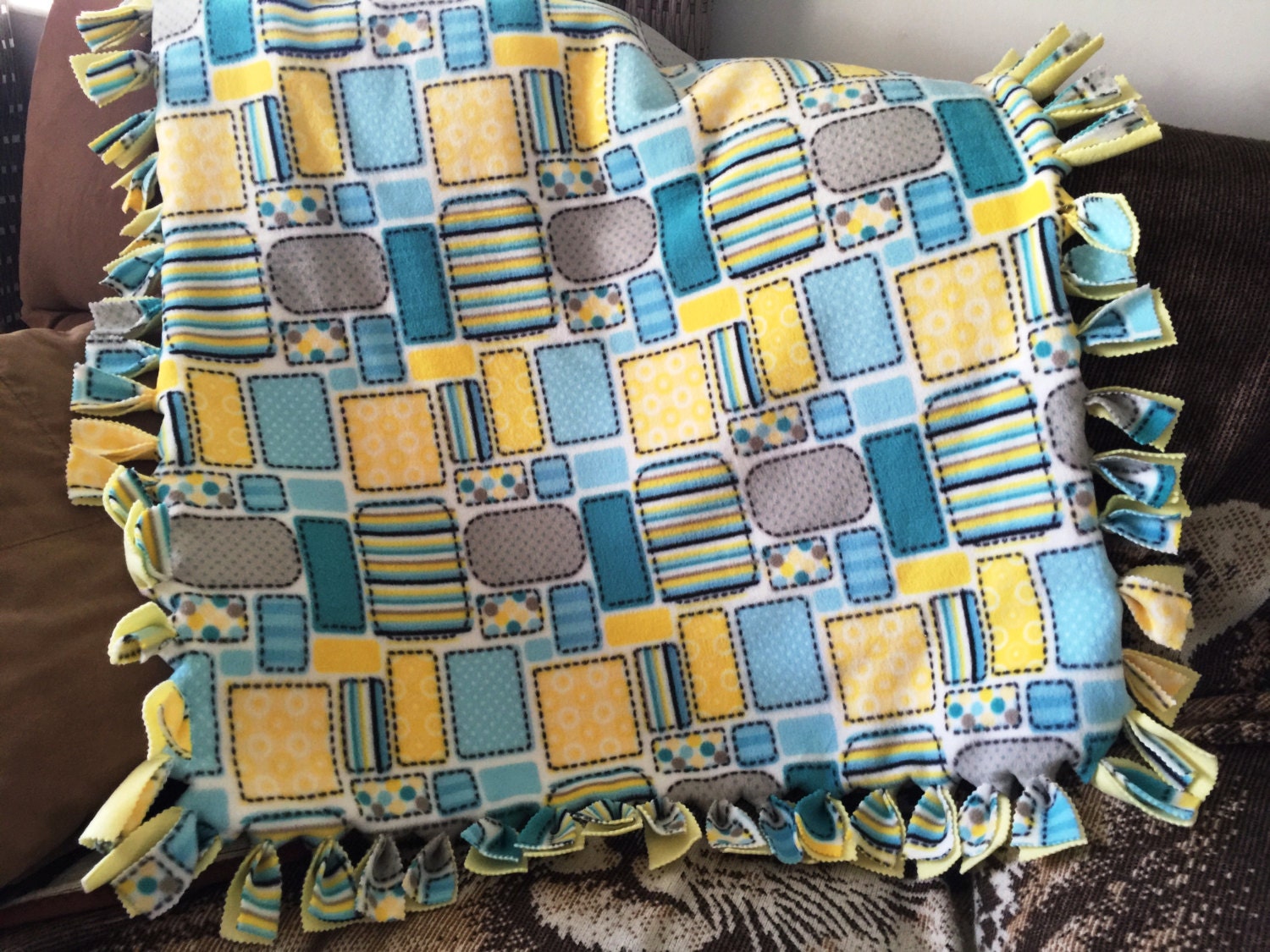 blanket baby blanket fleece nosew reversible gifts by scarfinup