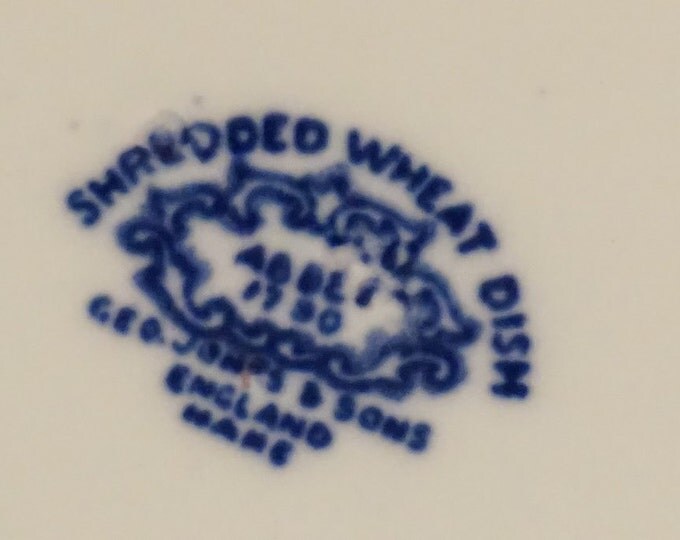 Shredded Wheat Dishes - 1920's