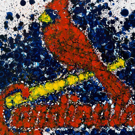 St Louis Cardinals Wall Art St Louis by LegendarySportsPrint