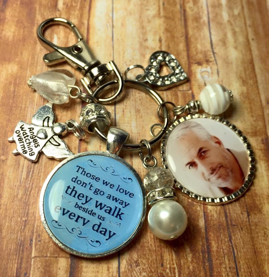 memory keyring memorial keychain bereavement gift those we
