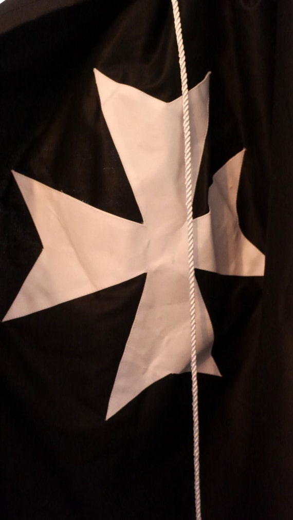 Knights Templar Black Robe Knights Templar Cloak
